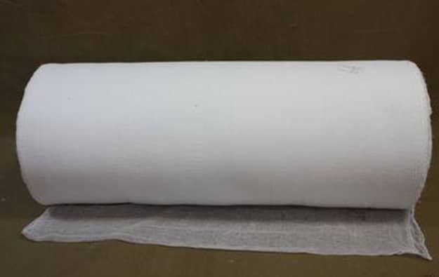 Bleached medical gauze according to GOST 9412-93 in rolls